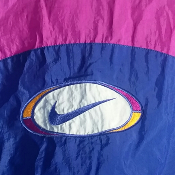 🔥 Nike vintage windbreaker jacket medium purple - Picture 6 of 8